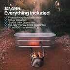 The Off-Grid Wood Fired Hot Tub