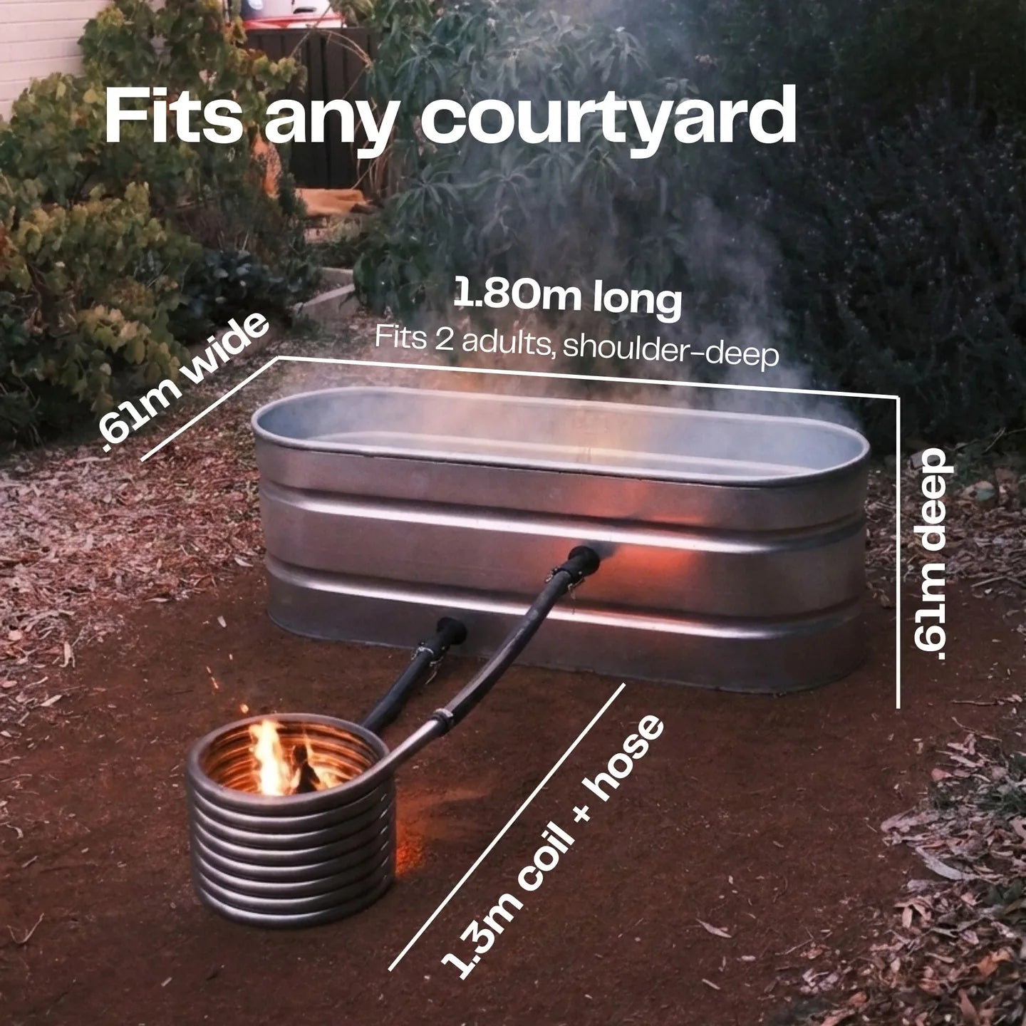 The Off-Grid Wood Fired Hot Tub