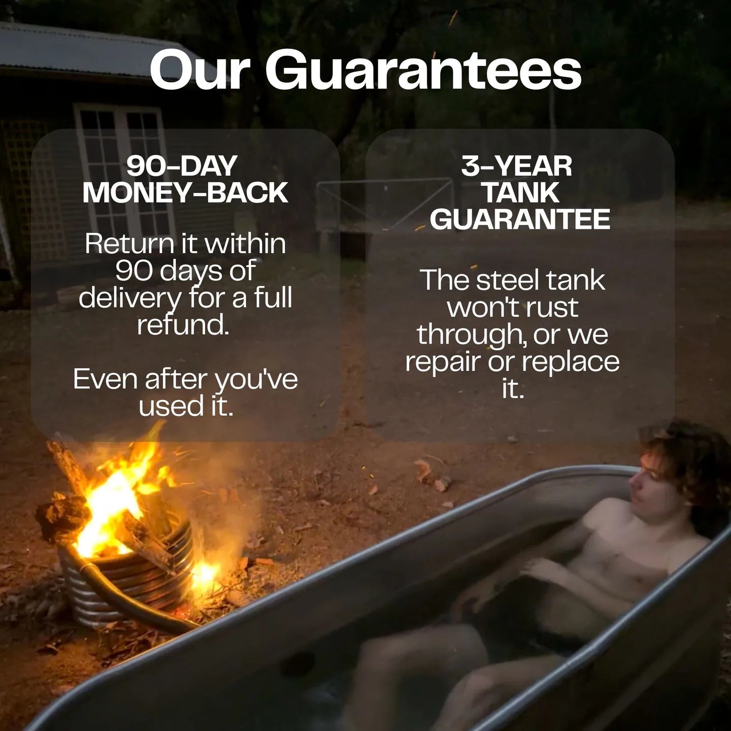 The Off-Grid Wood Fired Hot Tub