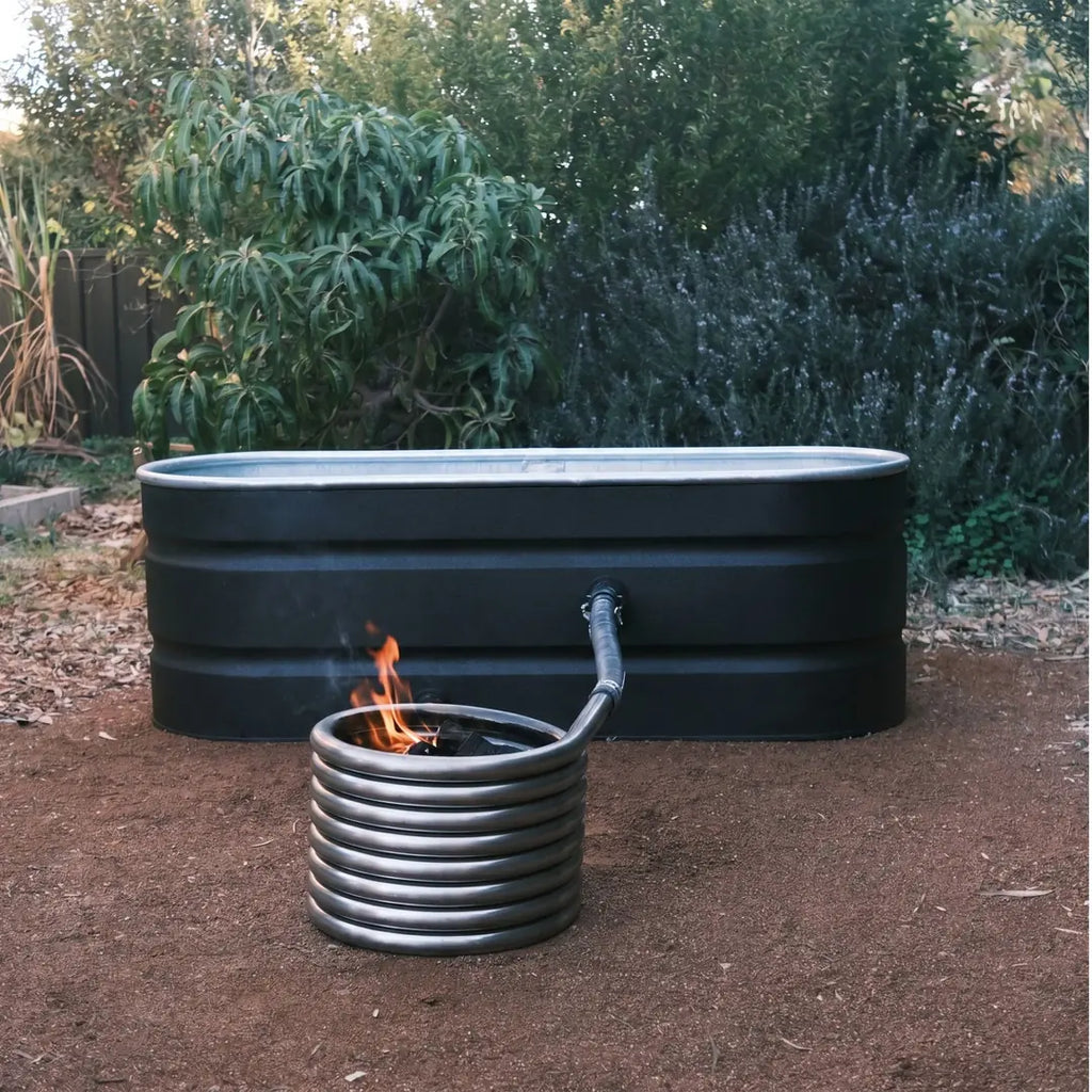 The Off-Grid Wood Fired Hot Tub