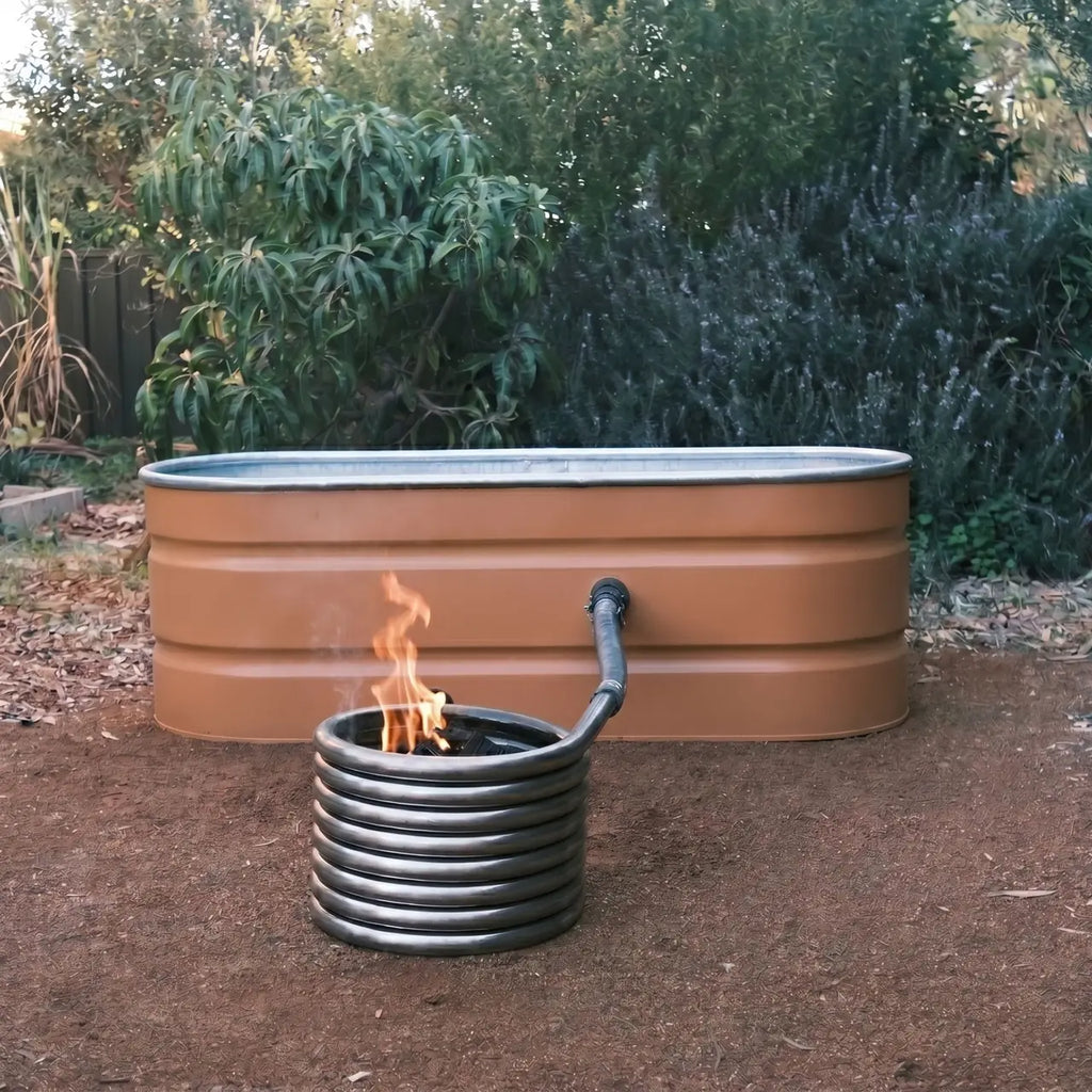 The Off-Grid Wood Fired Hot Tub