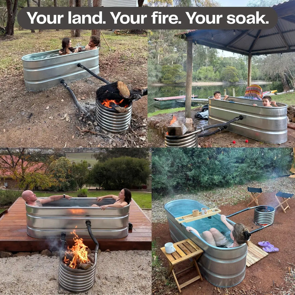 The Off-Grid Wood Fired Hot Tub
