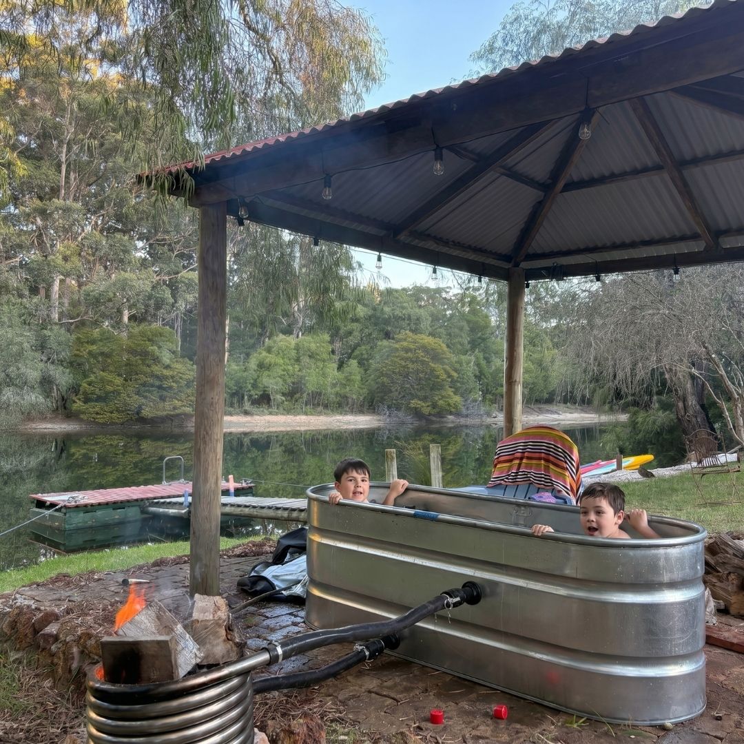 The Off-Grid Wood Fired Hot Tub