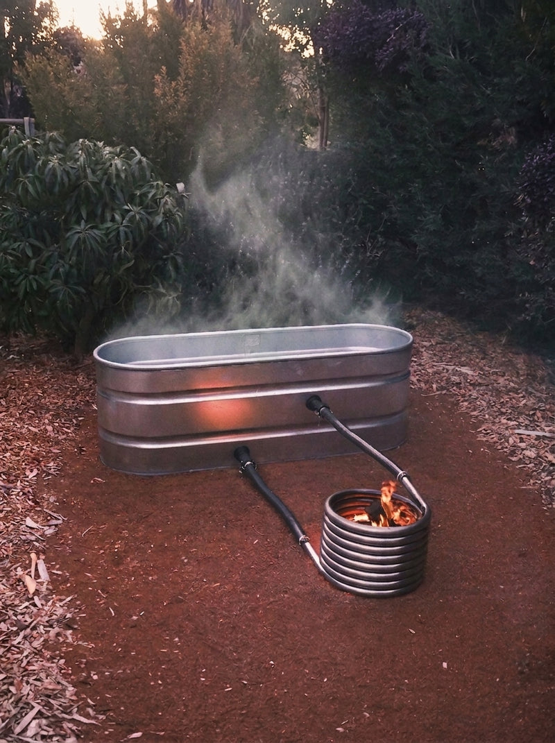 off-grid hot tub