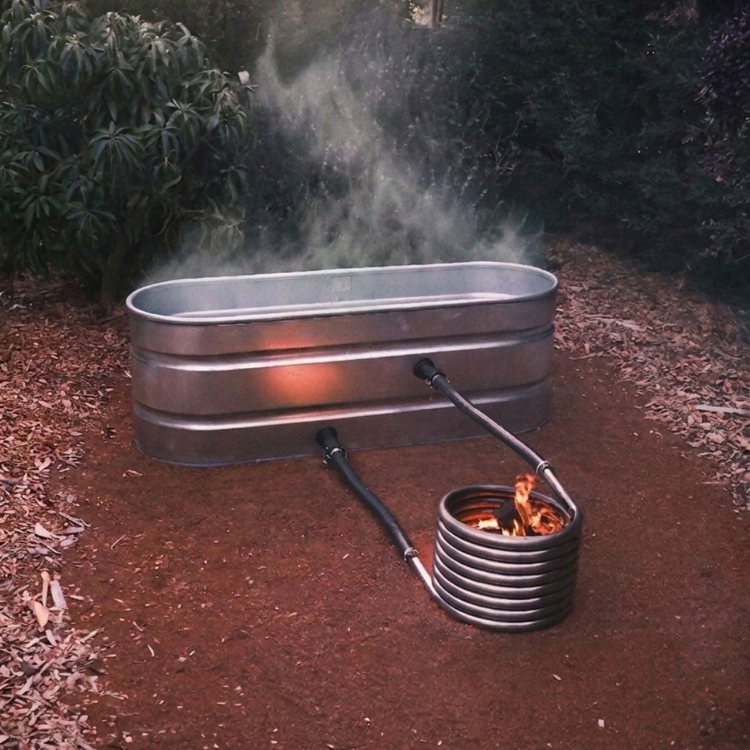 The Off-Grid Wood Fired Hot Tub