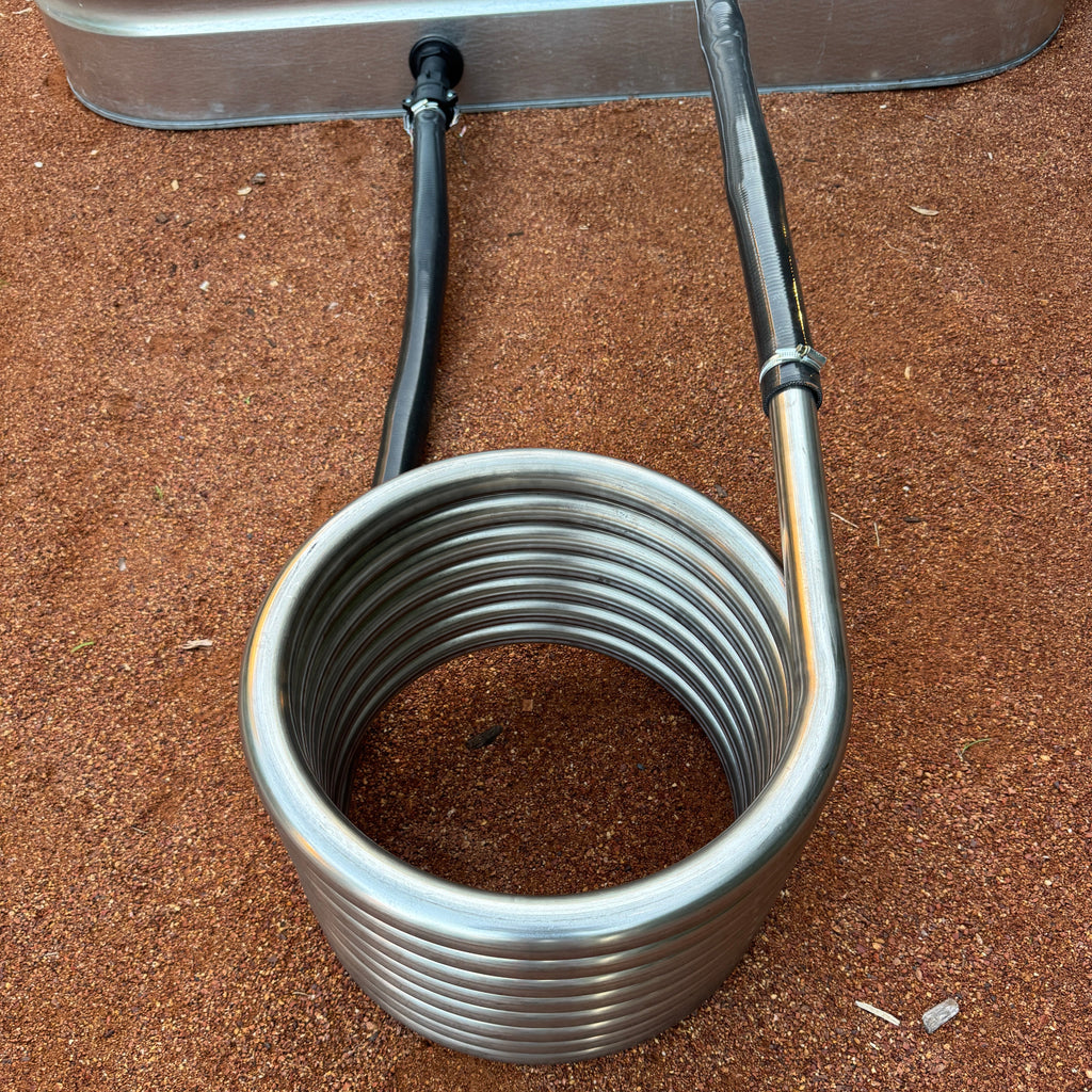 Off grid wood fired coil kit without fire
