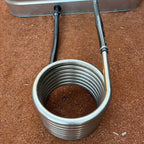 Off grid wood fired coil kit without fire