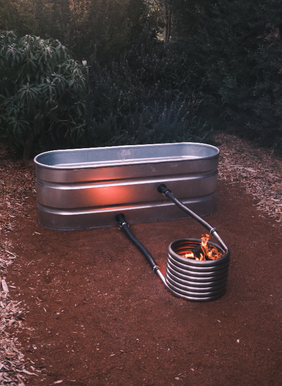 The Off-Grid Wood Fired Hot Tub