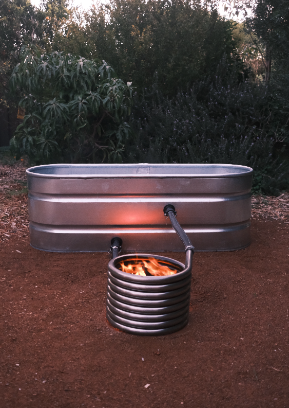 The Off-Grid Wood Fired Hot Tub