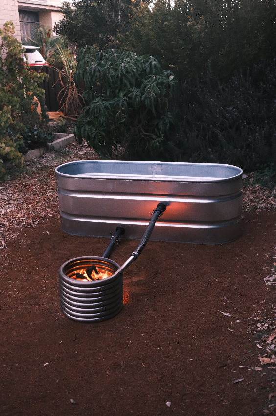 The Off-Grid Wood Fired Hot Tub
