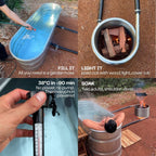 The Off-Grid Wood Fired Hot Tub