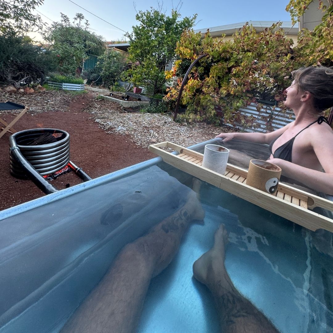 The Off-Grid Wood Fired Hot Tub